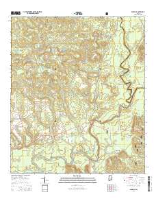 Damascus 2014 topographic map thumbnail
