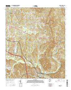 Cordova 2014 topographic map thumbnail