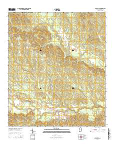 Batesville 2014 topographic map thumbnail