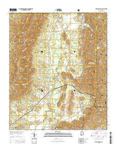 Choccolocco 2014 topographic map thumbnail