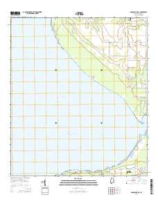Bon Secour Bay 2014 topographic map thumbnail