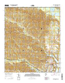 Eufaula North 2014 topographic map thumbnail
