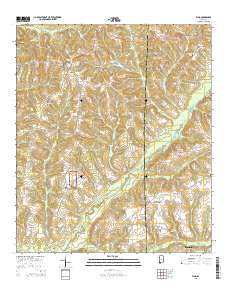 Echo 2014 topographic map thumbnail