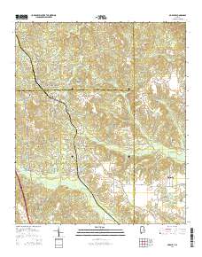 Marbury 2014 topographic map thumbnail