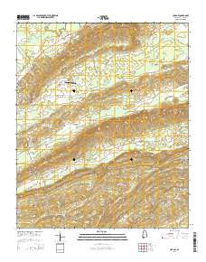 Cox Gap 2014 topographic map thumbnail