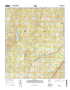 Cusseta 2014 topographic map thumbnail