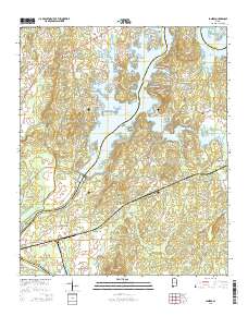 Laniers 2014 topographic map thumbnail