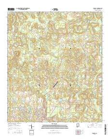 Florala 2014 topographic map thumbnail