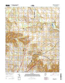 Meridianville 2014 topographic map thumbnail