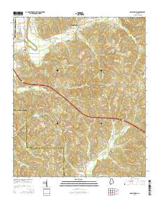 Hamilton SW 2014 topographic map thumbnail