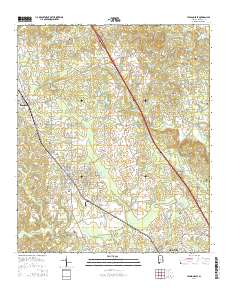 Jemison East 2014 topographic map thumbnail