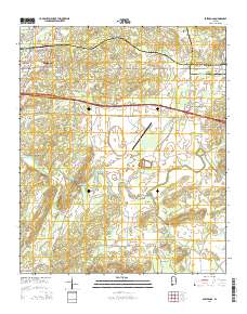 Eastaboga 2014 topographic map thumbnail