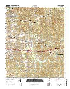 Cottondale 2014 topographic map thumbnail