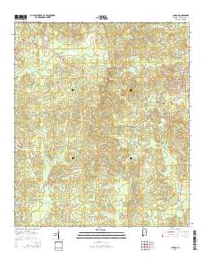 Chatom 2014 topographic map thumbnail