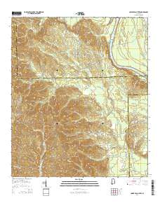 Lower Peach Tree 2014 topographic map thumbnail