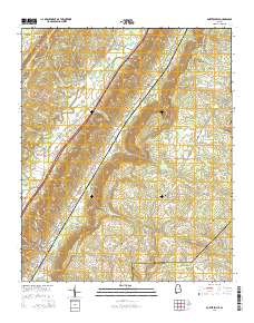 Portersville 2014 topographic map thumbnail