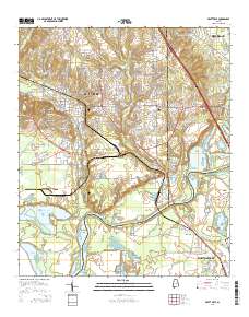 Prattville 2014 topographic map thumbnail