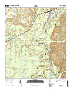 Prestwick 2014 topographic map thumbnail