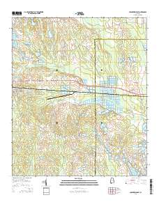 Uniontown East 2014 topographic map thumbnail