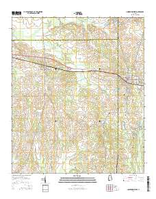 Uniontown West 2014 topographic map thumbnail