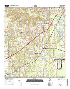 Theodore 2014 topographic map thumbnail