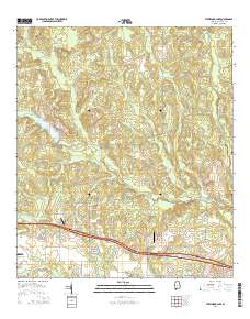 Steelwood Lake 2014 topographic map thumbnail