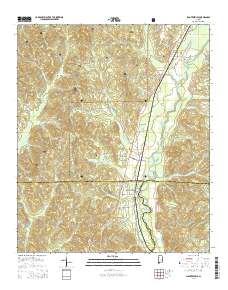 Plantersville 2014 topographic map thumbnail