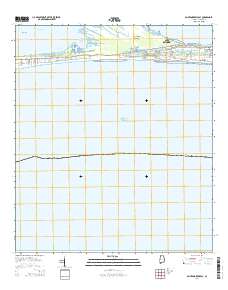 Saint Andrews Bay 2014 topographic map thumbnail