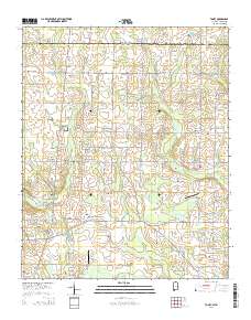 Toney 2014 topographic map thumbnail