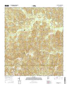 Sims Chapel 2014 topographic map thumbnail