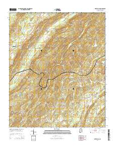 Wattsville 2014 topographic map thumbnail