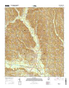 Toxey 2014 topographic map thumbnail