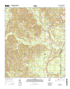Wagarville 2014 topographic map thumbnail