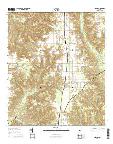 Uriah East 2014 topographic map thumbnail