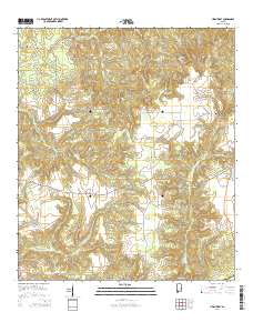 Uriah West 2014 topographic map thumbnail