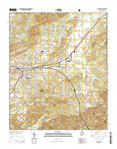 Talladega 2014 topographic map thumbnail