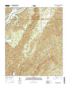 Talladega Springs 2014 topographic map thumbnail