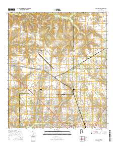 Midland City 2014 topographic map thumbnail