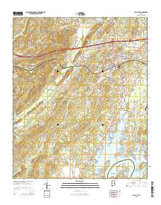 Pell City 2014 topographic map thumbnail