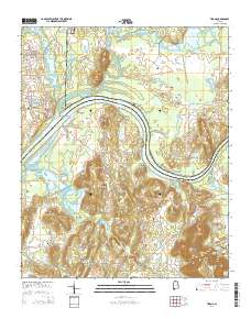 Triana 2014 topographic map thumbnail