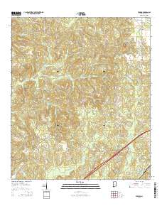 Perdido 2014 topographic map thumbnail