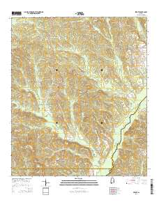 Perote 2014 topographic map thumbnail