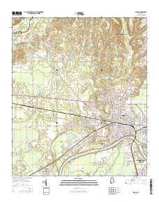 Selma 2014 topographic map thumbnail