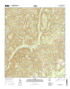 Shipps Creek 2014 topographic map thumbnail