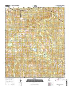 Parkers Crossroads 2014 topographic map thumbnail