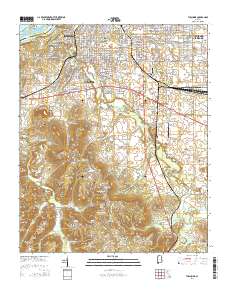 Tuscumbia 2014 topographic map thumbnail