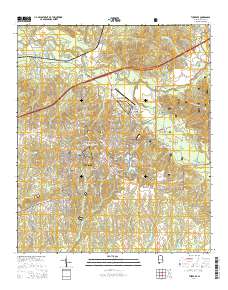 Tuskegee 2014 topographic map thumbnail