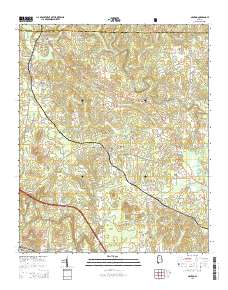 Nauvoo 2014 topographic map thumbnail