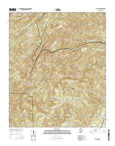 Pea Ridge 2014 topographic map thumbnail