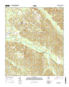 Sawyerville 2014 topographic map thumbnail
